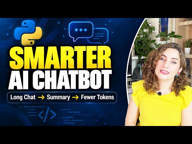 Build a Smarter AI Chatbot with Python | Memory, Streaming & Tokens