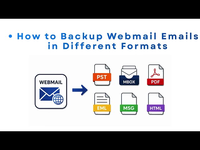 How to Backup Webmail Emails in Different Formats?