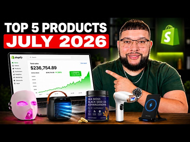 Top 5 Winning Dropshipping Products To Sell In July 2026!
