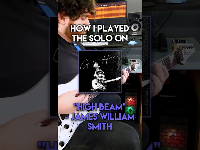 How I Played The Solo For "High Beam" 🔥 #guitarsolo #guitarist #producer
