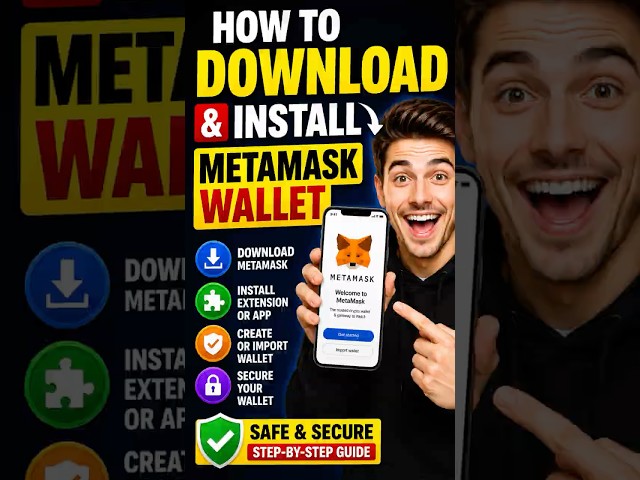 Learn how to download and install MetaMask wallet safely in this quick beginner tutorial for 2026 🔥