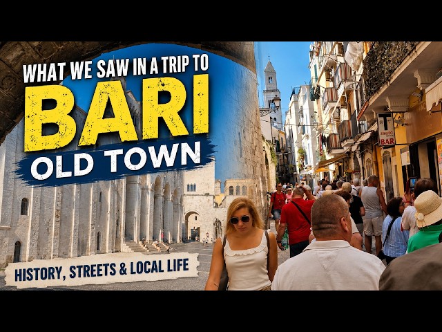 Exploring the Hidden Charm of Bari Old Town 🇮🇹 | A Walk Through History & Local Life