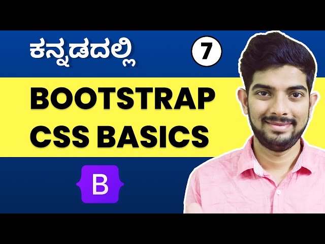 Learn Bootstrap CSS in Kannada