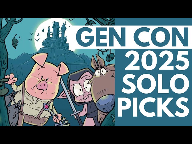Top 10 Anticipated Solo Board Games from Gen Con 2025