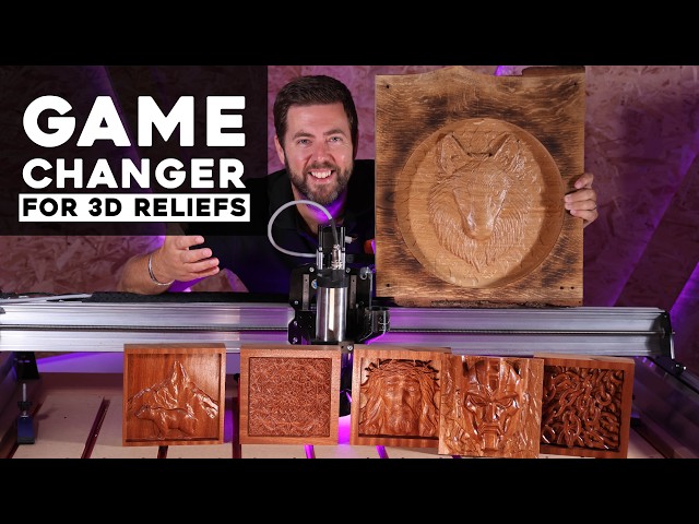 3D Reliefs got a HUGE AI upgrade - It will change the CNC and woodworking world.