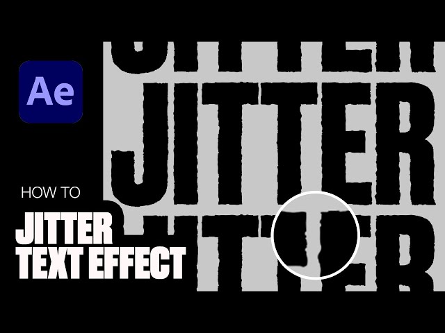 Jitter/Wiggle Effect on Your Graphics (After Effects Tutorial)