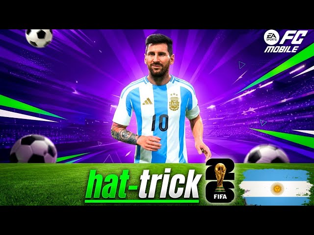 Recreating Messi’s First Hat-Trick in EA FC Mobile 