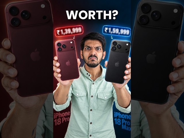 iPhone 18 Pro and Pro Max Prices in India