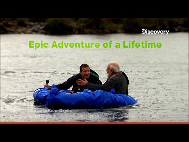 ​Man VS Wild with Bear Grylls and PM Modi | Tomorrow 9 PM | Discovery India