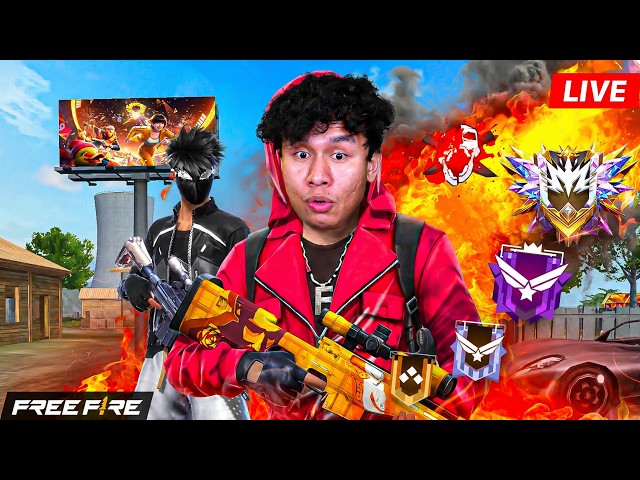 Live Rank Push with Jerry FF & Suvo Bhai in Youtubers Lobby #live #freefire  #tondegamer