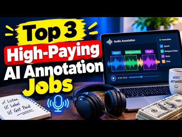 Complete Beginner Guide To Earning With AI Audio Annotation (Work From Home)