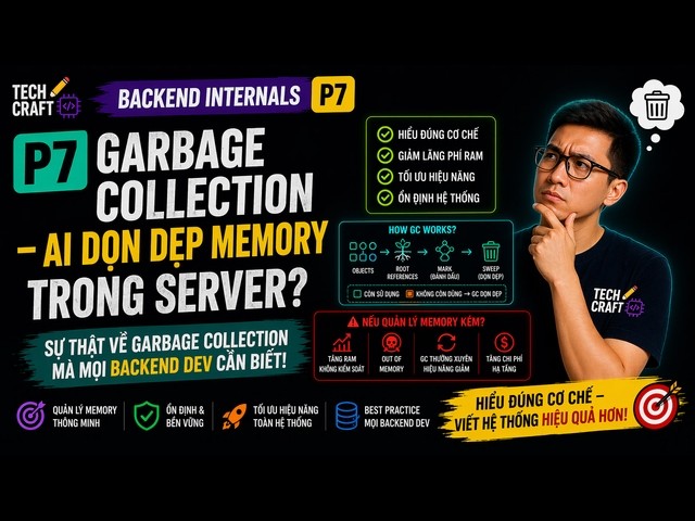 🔒⚙️ Backend Internals P7: Garbage Collection — Ai Dọn Dẹp Memory Trong Server