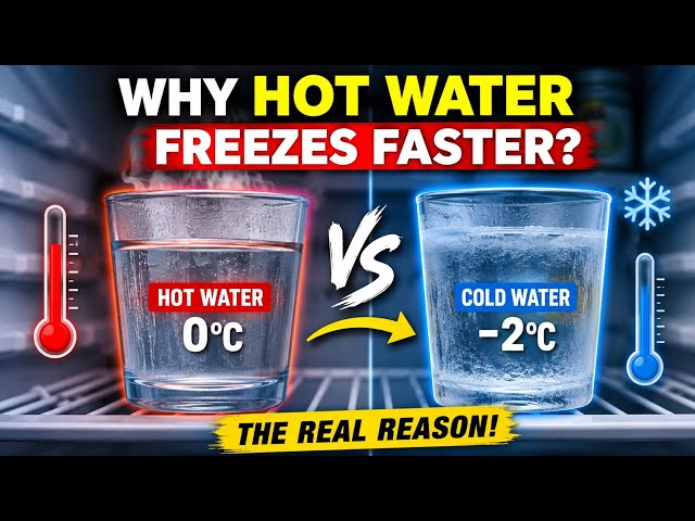 Why Does HOT Water Freeze Faster Than Cold Water? 🤯 | The Mpemba Effect (fixdfact)