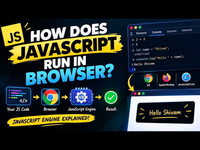 How does JavaScript run in browser | JavaScript 2