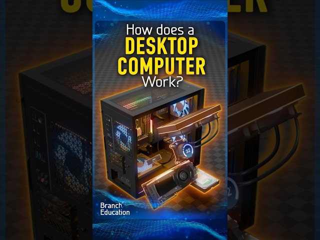How do Desktop Computers Work? #pcbuild #computerhardware
