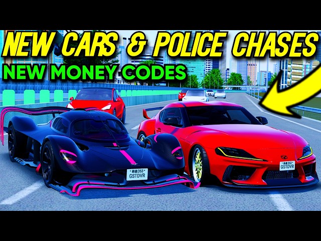 *NEW* LIMITED CAR, POLICE CHASING + MONEY CODES IN GHOST DRIVER ROBLOX!