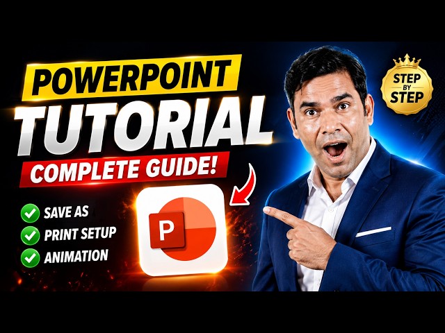 PowerPoint Tutorial বাংলা | Save As, Print & Page Setup, Animation সম্পূর্ণ গাইড | MS PowerPoint