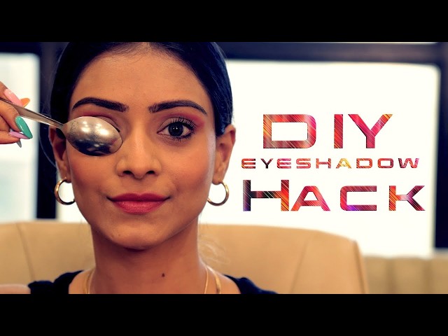 How To Do Eyeshadow At Home | DIY Eyeshadow Hack for Girls | Foxy Makeup Videos