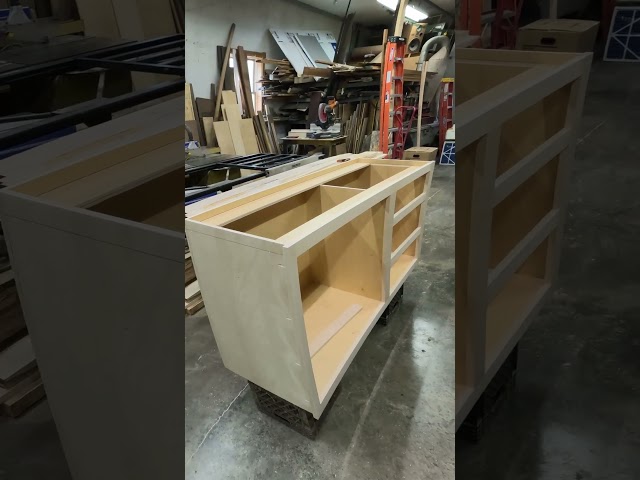 Building a 10' bathroom vanity for a fellow YouTuber # shorts