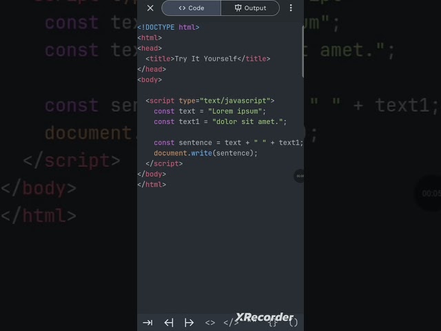 JS Arthmetic operator #javascript #coding #shorts