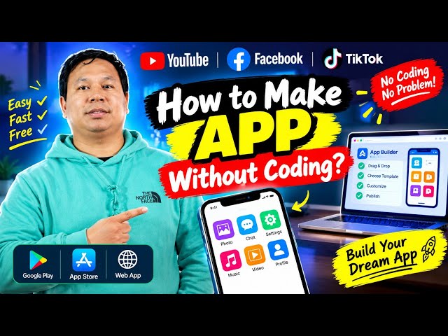 How to make an android app without coding? 