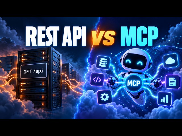 REST API vs MCP Explained | Why AI Agents Need More Than APIs