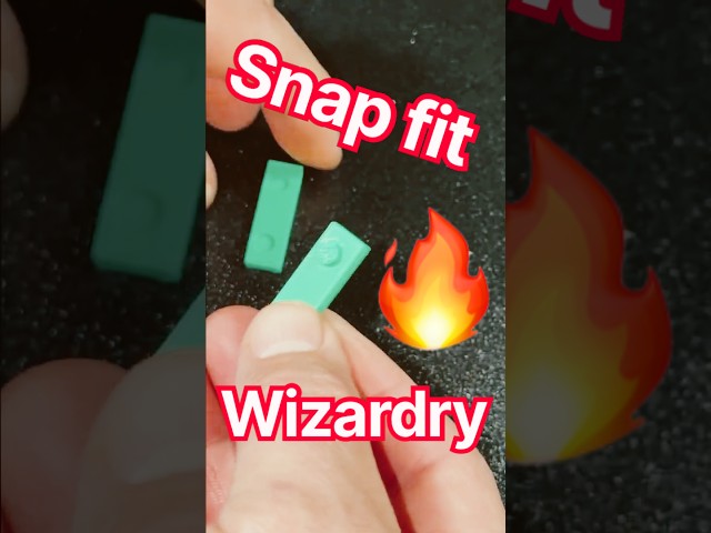 Tinkercad Tutorial Preview: Instant Snap Fit for flat faces! 🚨