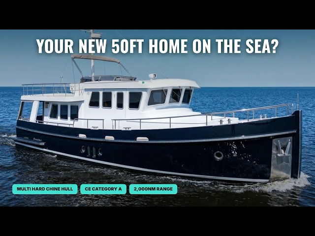 THIS Is a €1,749,000 STEEL Trawler With Zero-Speed Stabilisation (Only 745 Hours)