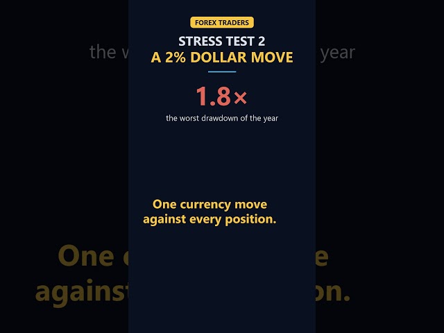 Stress Test 2: a 2% Move in the Dollar #shorts #forex #riskmanagement