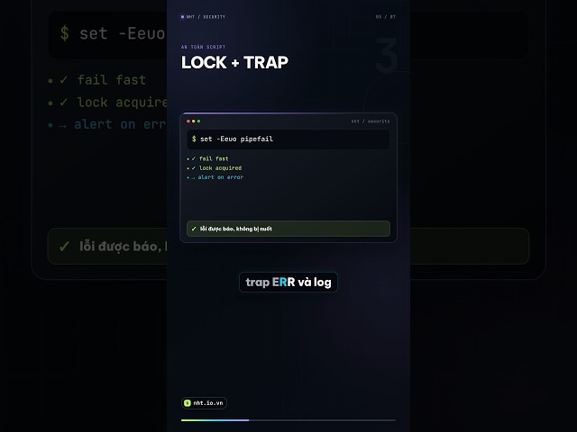 Bash script backup server có log, retention và cảnh báo lỗi #maychuvirtual #homatcenter #nhtiovn