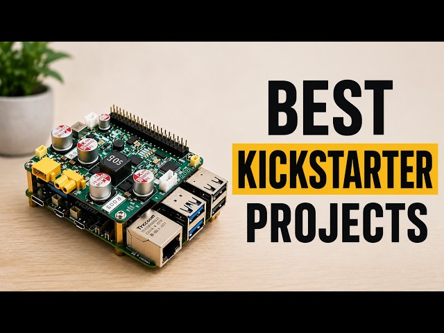 10 Great Raspberry Pi & ESP32 Projects on Kickstarter!