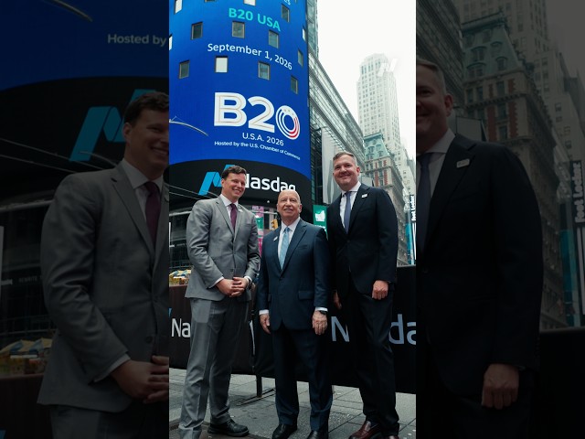 Nasdaq celebrates the B20 USA 2026