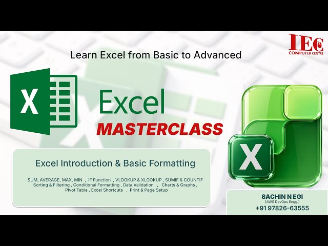 📊 MS Excel Home Tab | Important Commands 💻