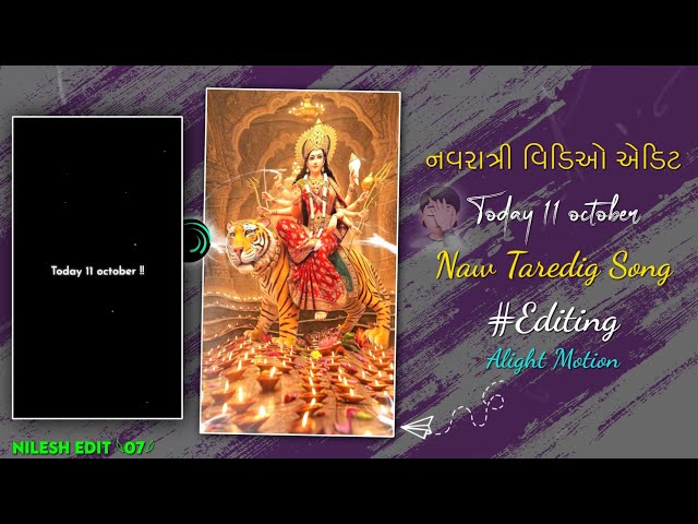 📈 Navaratri today Status Editing 🤩 || New Trending video editing🔥|| alight motion Status‌ 2026
