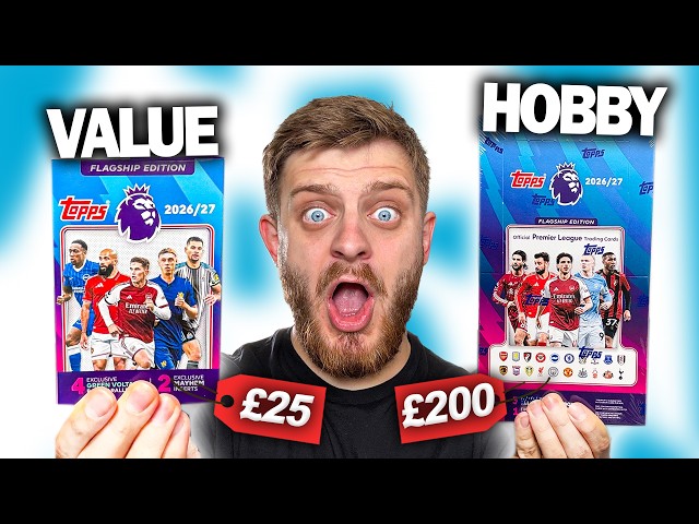 I Bought £200 WORTH of FLAGSHIP PREMIER LEAGUE VALUE and HOBBY Boxes... Which is BETTER?!