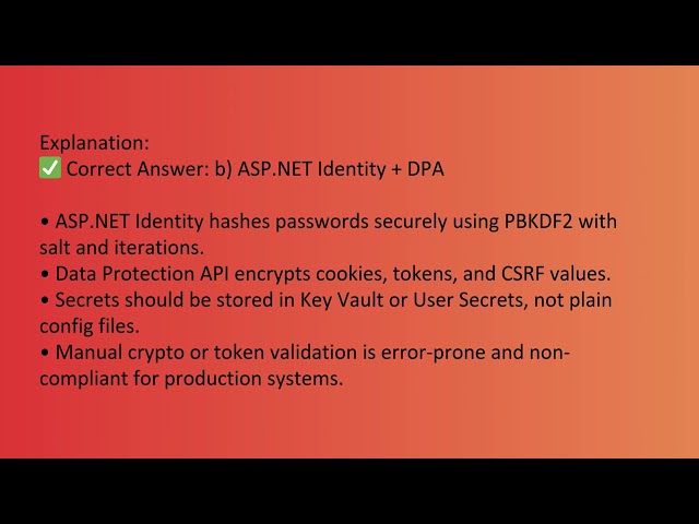 Challenge 10: Securing .NET Applications | ASP.NET Core Security Best Practices