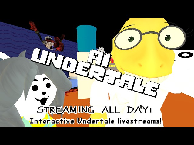 🔴LIVE (24/7) - AI Generated Undertale! | Suggest Topics With "!topic Topic" (2ND ANNIVERSARY)