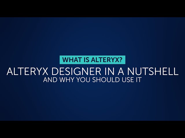 What is Alteryx?