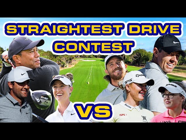 Team TaylorMade Competes in a Straightest Drive Contest | TaylorMade Golf
