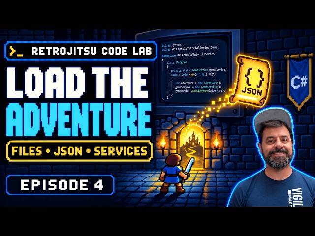 Learn C# by Building an Old-School RPG — Part 4: Load JSON & Build a Game Service