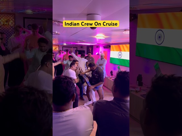 Indian Crew Party On Cruise Ship 😁#cruiseship#cruiseindiancrew