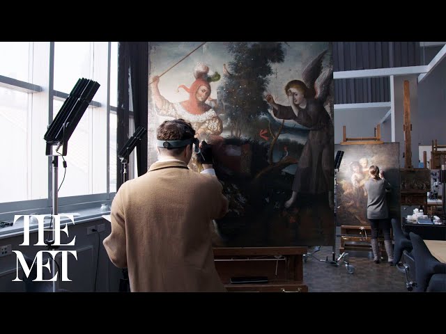 Conserving Cuzco School Paintings