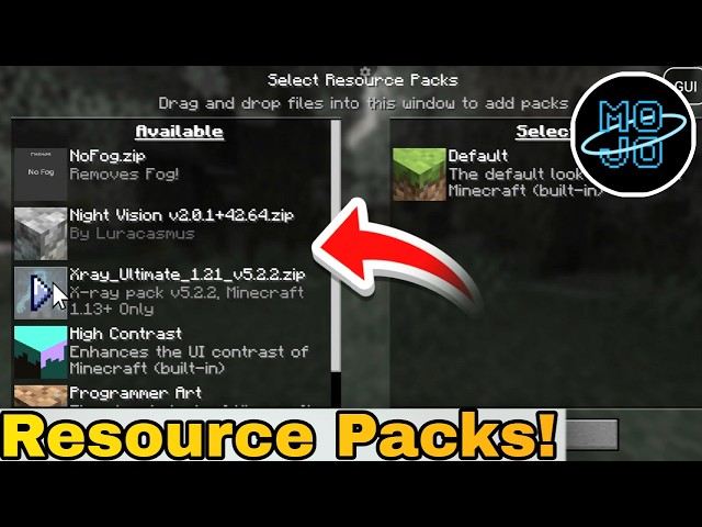 How to Use Resource Packs In MOJO Launcher #mojolauncher #minecraft