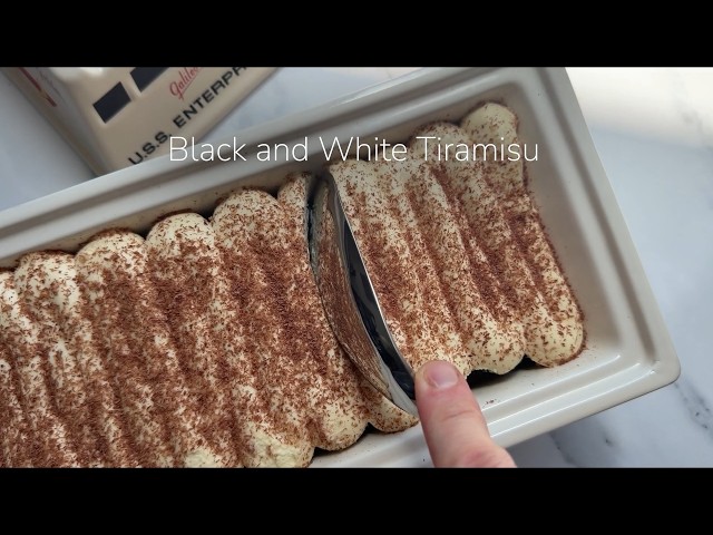 Black and White Tiramisu | Le Creuset x Star Trek