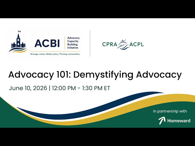 Advocacy 101: Demystifying Advocacy