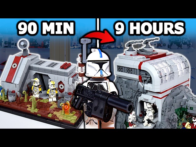 I Built 3 Clone Bases in a LEGO Time Challenge…