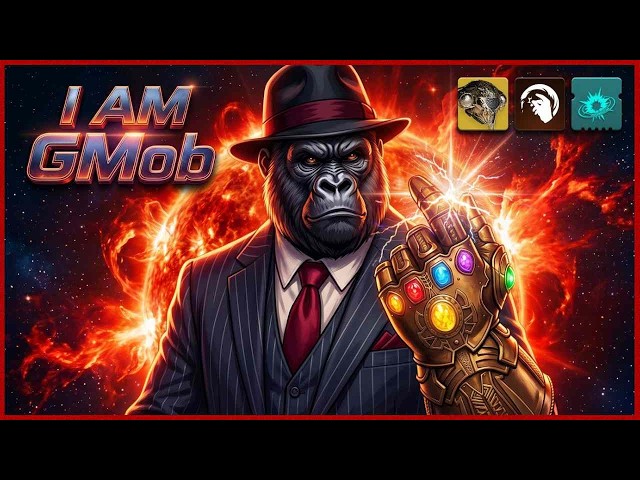 I am GMob The Infinity Snap build I snap, they die, they disappear I am inevitable