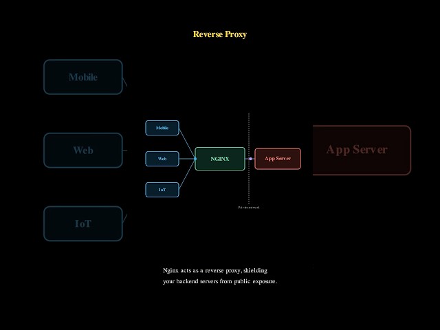 NginX explained in 60 seconds #backenddevelopment #shorts