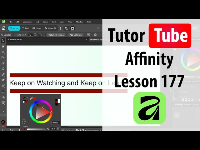 Affinity - Lesson 177 - Minimum and Maximum Blur