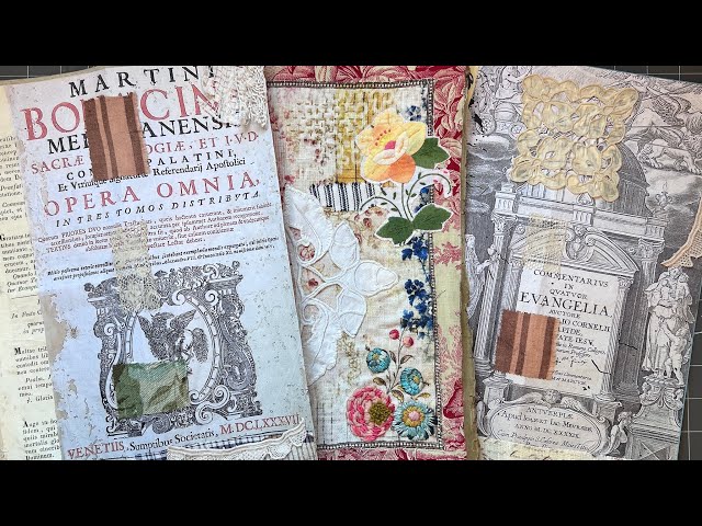 TUTORIAL HOW TO | Tall document Journal | filling pockets PART 7